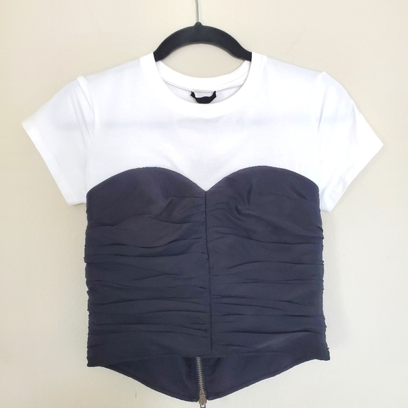 ATM Silk Bustier T-shirt - Picture 4 of 11